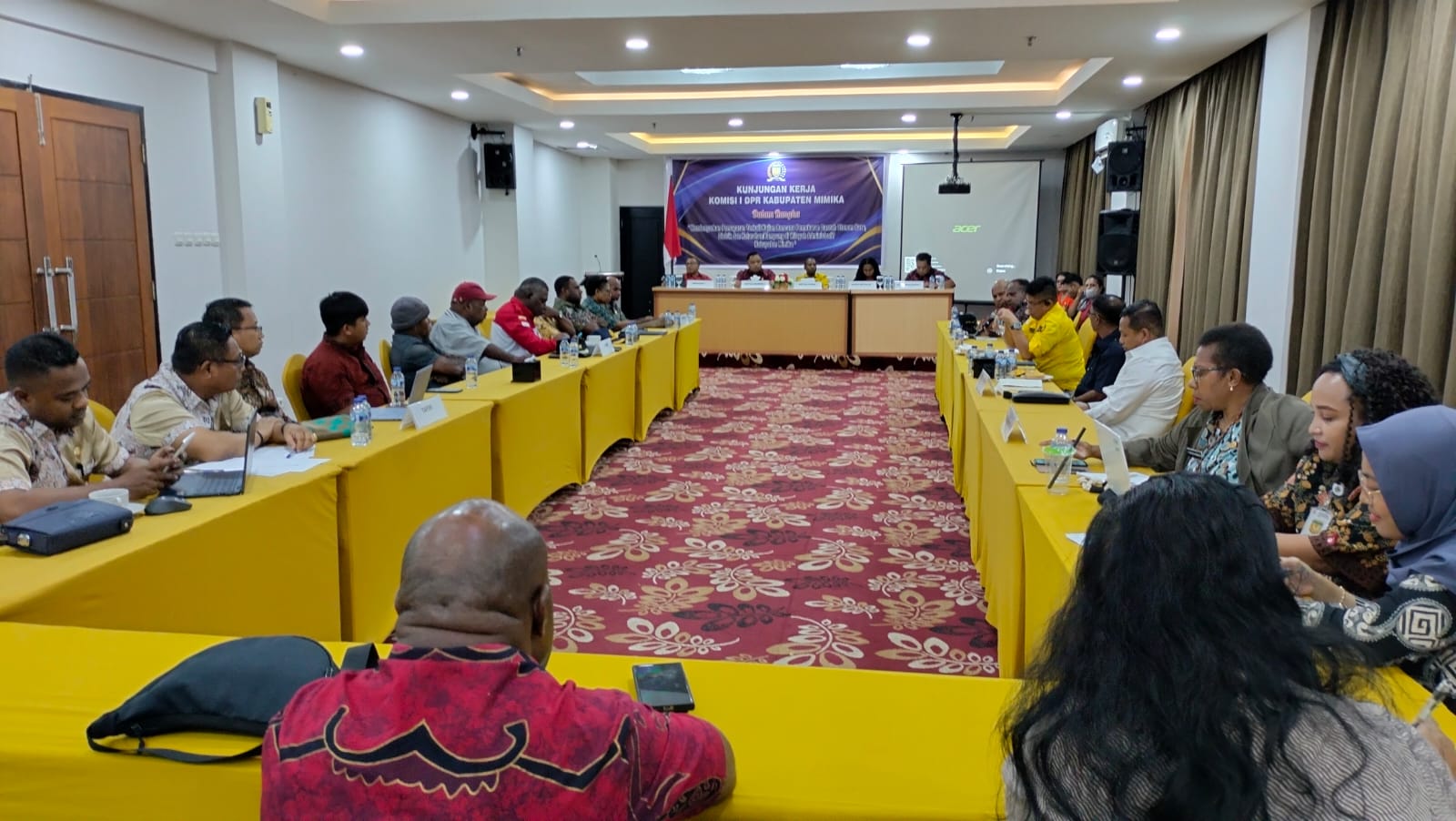 Kunker Komisi I DPRK Mimika Bersama Tim DOB, Menyamakan Persepsi Terkait Pemekaran Daerah Otonomi Baru