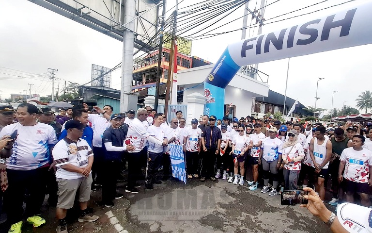 Dukcapil Art & Run Festival 2025 Resmi dibuka, Tandai Rangkaian Peringatan HUT ke-80 RI di Mimika