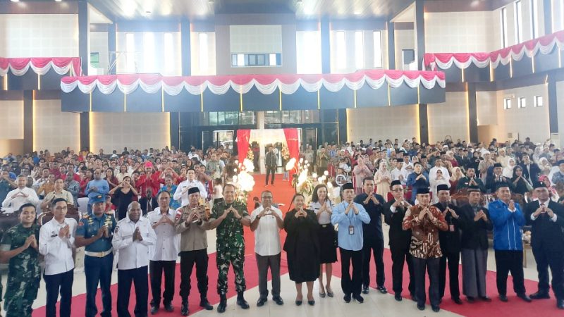Nikah Massal dan Itsbat Tahun 2025 di Mimika Diikuti 101 Pasangan