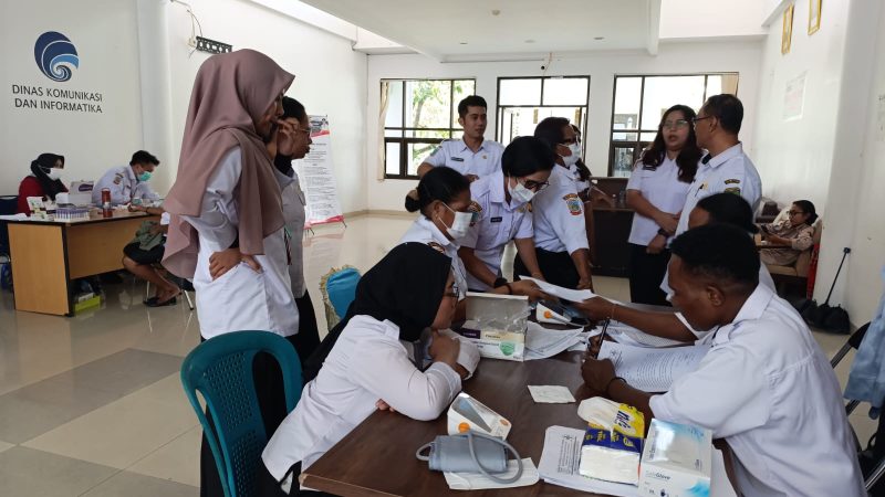 Sambut HUT ke-80 RI, Pemkab Mimika Lakukan Pemeriksaan Kesehatan Gratis, didominasi Asam Urat dan Kolestrol
