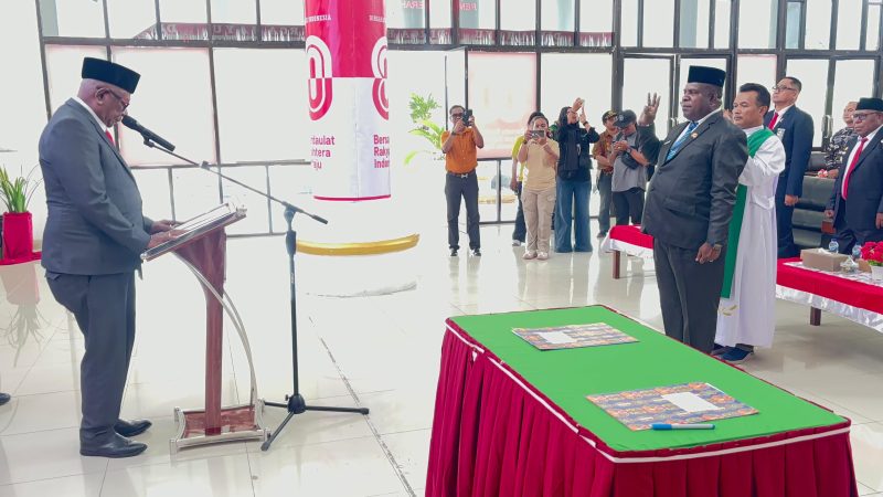 Putra Mimika Wee, Abraham Kateyau Resmi Jadi Pj Sekda Mimika, Berikut Pesan Bupati Jhon Rettob