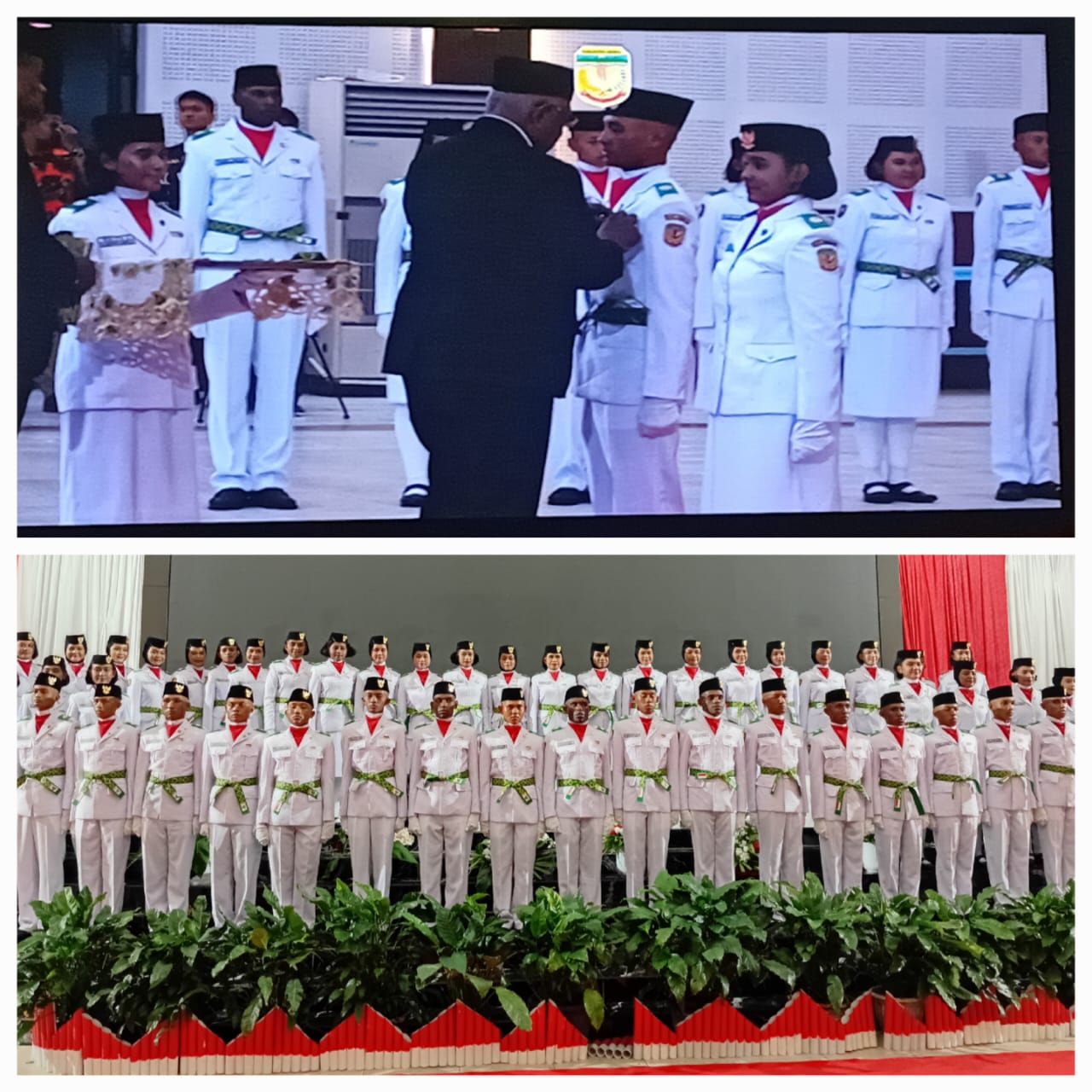 Bupati Mimika Kukuhkan Anggota Paskibraka Tahun 2025