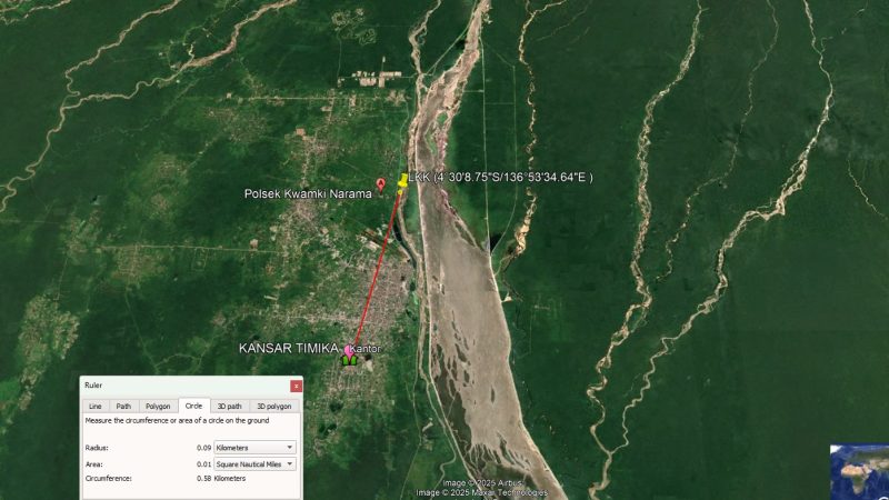 Satu Orang Pendulang Emas Dilaporkan Hanyut di Kali Jernih Mile 30, Tim SAR Gabungan Lakukan Pencarian