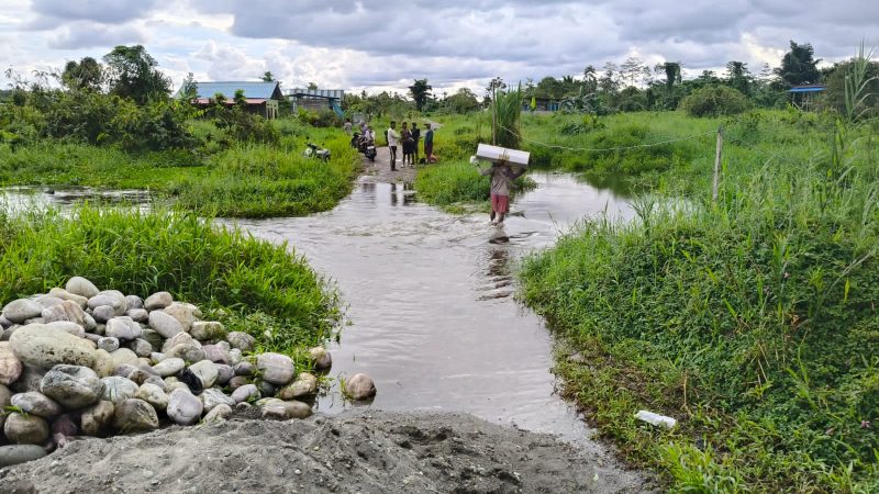 Bangun Rumah Diatas DAS, 9 RT di Nawaripi Terendam Banjir