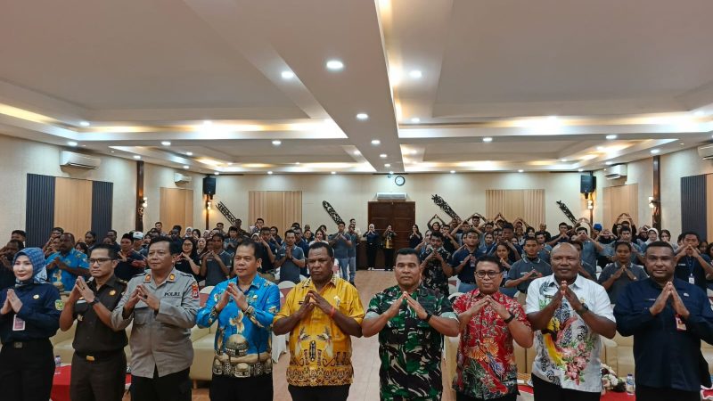 Tingkatkan Jiwa Nasionalisme Bagi Pelajar, Kesbangpol Mimika Sosialisasikan 4 Pilar Kebangsaan
