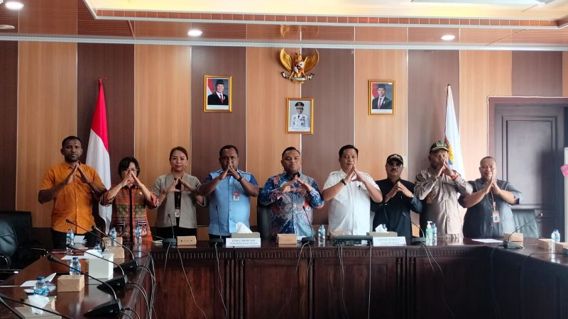 Kunjungi Bagian Umum dan Perlengkapan Setda, Komisi I Dorong Penataan Lapangan Upacara