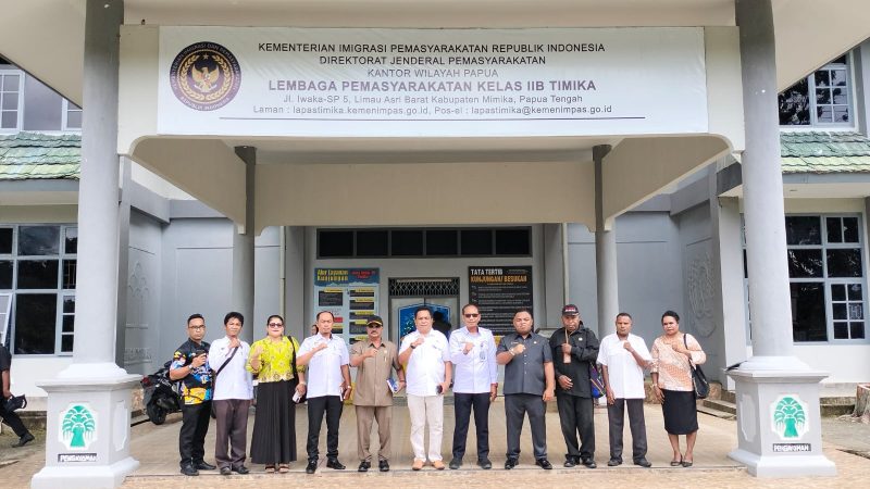 Komisi I DPRK Mimika Kunjungi Lapas Kelas IIB Timika, Dukung Program Pengadaan Klinik di Lapas