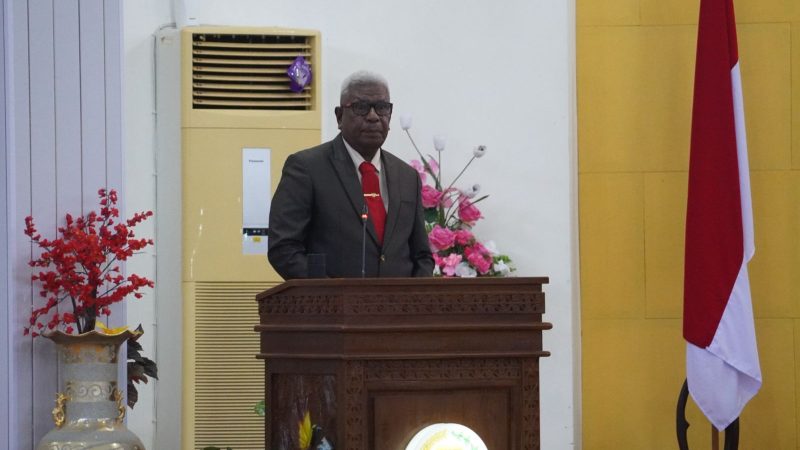 Jawaban Bupati Atas Pandangan Umum Fraksi-fraksi DPRK Mimika Terkait LKPJ dan PP-APBD Tahun 2024