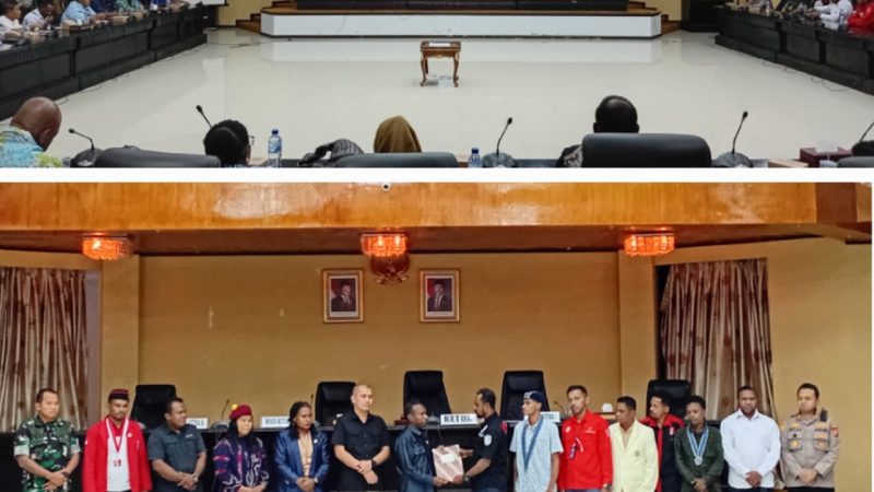 Temui DPRK Mimika, Pemuda Mimika Bersatu Sampaikan 13 Poin Aspirasi