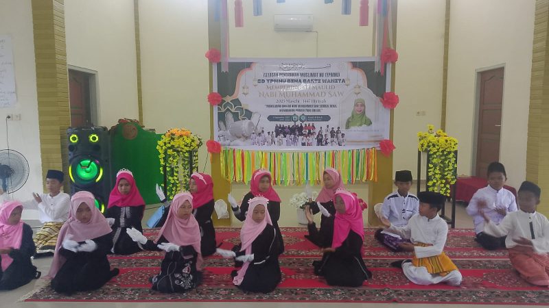 Peringati Maulid Nabi, SD YPMNU Gelar Kegiatan Pentas Seni Bernuansa Islami