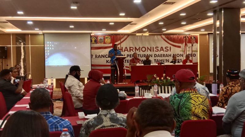 Pemkab Mimika Sosialisasikan Harmonisasi 9 Rancangan Perda non APBD Tahun 2025