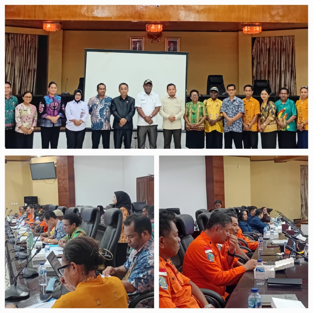 RDP Dengan Mitra Kerja, Komisi III DPRK Mimika Hadirkan Dinsos, BPBD, BPS, Kantor Pos, dan Basarnas