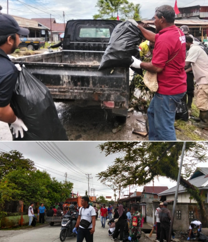 Kolaboratif Dalam Menjalankan Clean Friday di Distrik Wania, Warga : Program Ini Sangat Mantap, Sehat Pasti Usia Bertambah