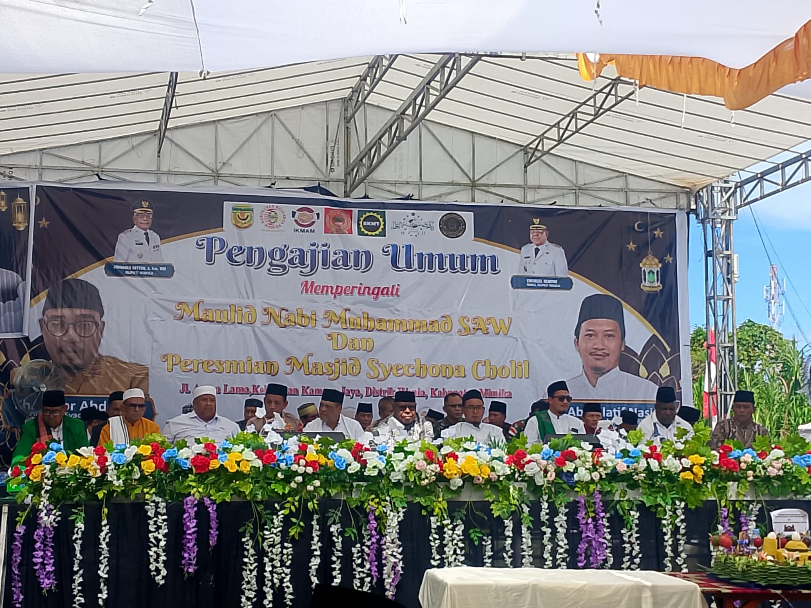 KKM di Timika Peringati Maulid Nabi, Sekaligus Peresmian Masjid Syachona Cholil
