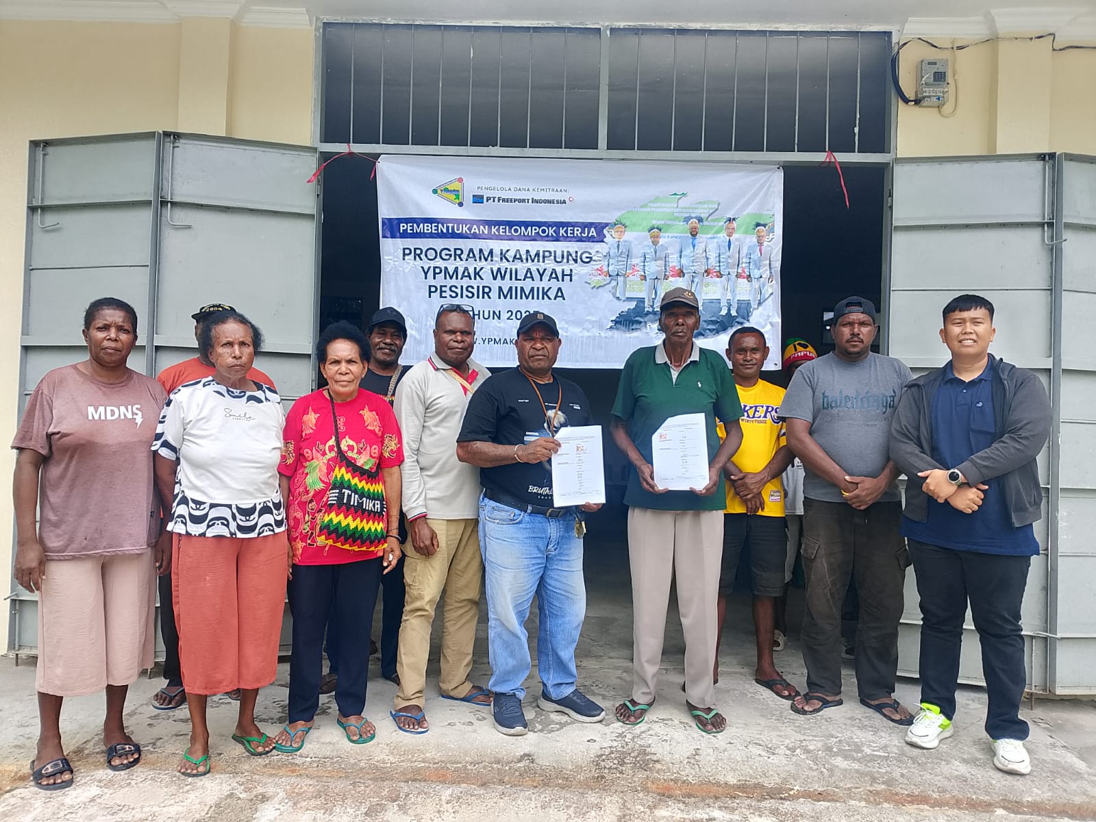 YPMAK Bentuk Pokja Kelurahan Wania, Warga Sepakat Berkebun Jadi Program Awal