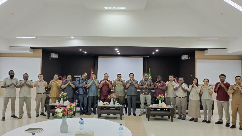 Kunjungan ke Kantor Pertanahan, Komisi I Dorong Pemetaan Tanah di Mimika