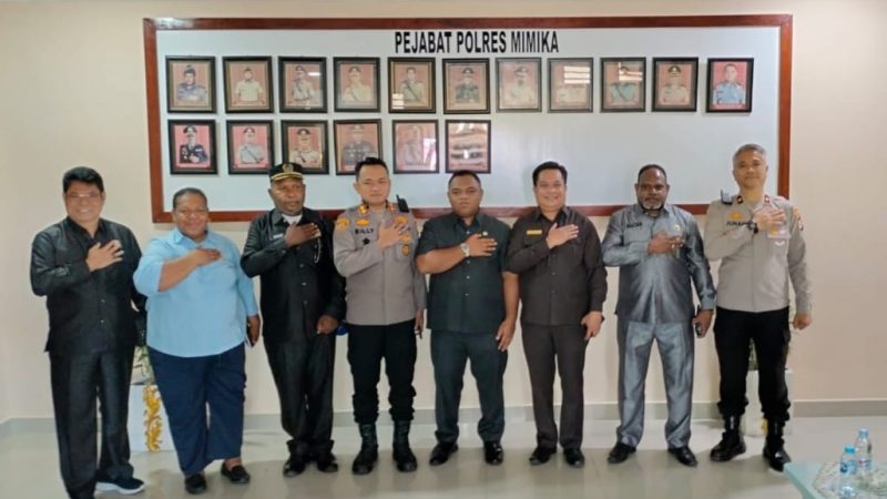 Kunker Komisi I ke Polres Mimika, Menjalin Hubungan Sinergis antara DPR dan Kepolisian