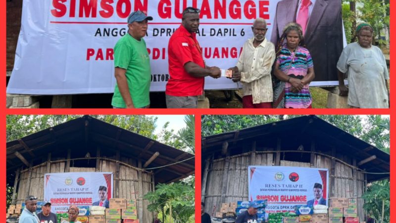 Reses di Distrik Jita, Legislator Dapil VI Simson Gujangge Serap Aspirasi Warga, Rumah Layak Huni Jadi Harapan Utama