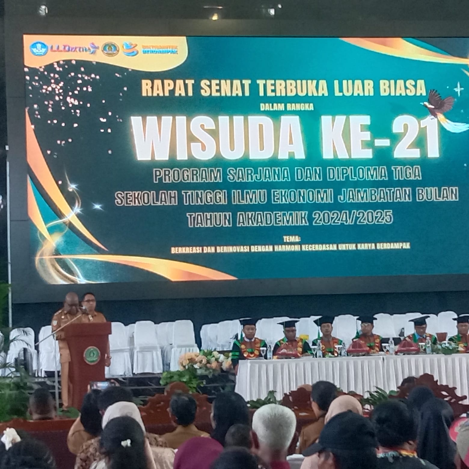 Dari Kampus ke Pengabdian, Berikut Pesan Wakil Bupati Mimika untuk 116 Lulusan STIE JB