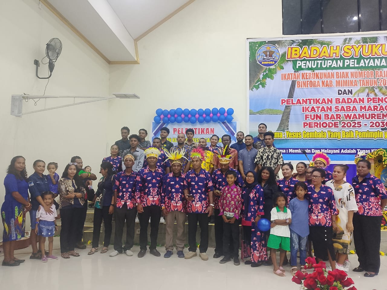 Ibadah Syukur Penutupan Pelayanan, Dirangkai Dengan Pelantikan BP Ikasama Masa Bakti 2025-2030