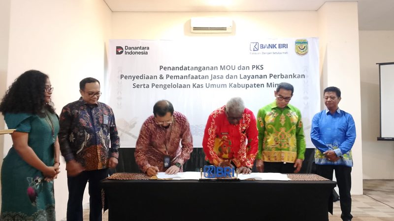 MoU dengan Pemkab Mimika, BRI Diharapkan Hadirkan Layanan Hingga ke Pelosok