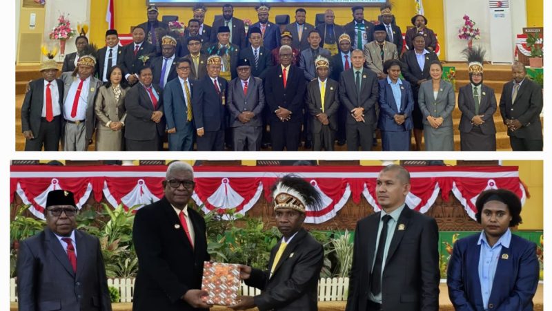 DPRK Mimika Gelar Paripurna Pembahasan RAPBD Kabupaten Mimika Tahun Anggaran 2026