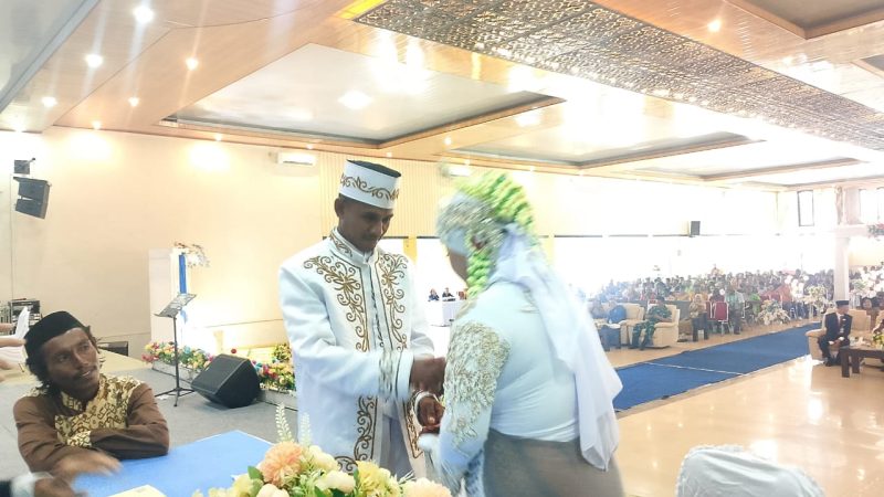 Legalitas Perkawinan Diperkuat, Disdukcapil Mimika Gelar Nikah Massal 52 Pasutri Hari Ini