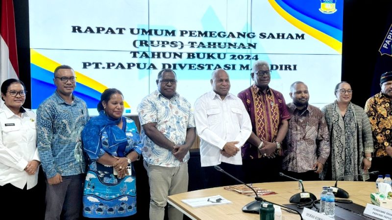 Gubernur Papua dan Bupati Mimika Lakukan RUPS Bersama PT Papua Divestasi Mandiri
