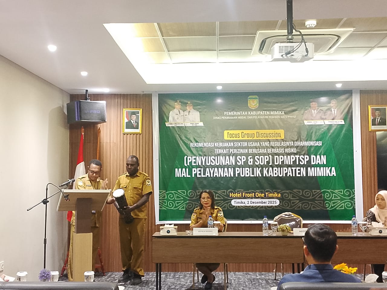 Melalui FGD, DPMPTSP Matangkan Penyusunan SOP-SP dan Penguatan MPP Mimika 