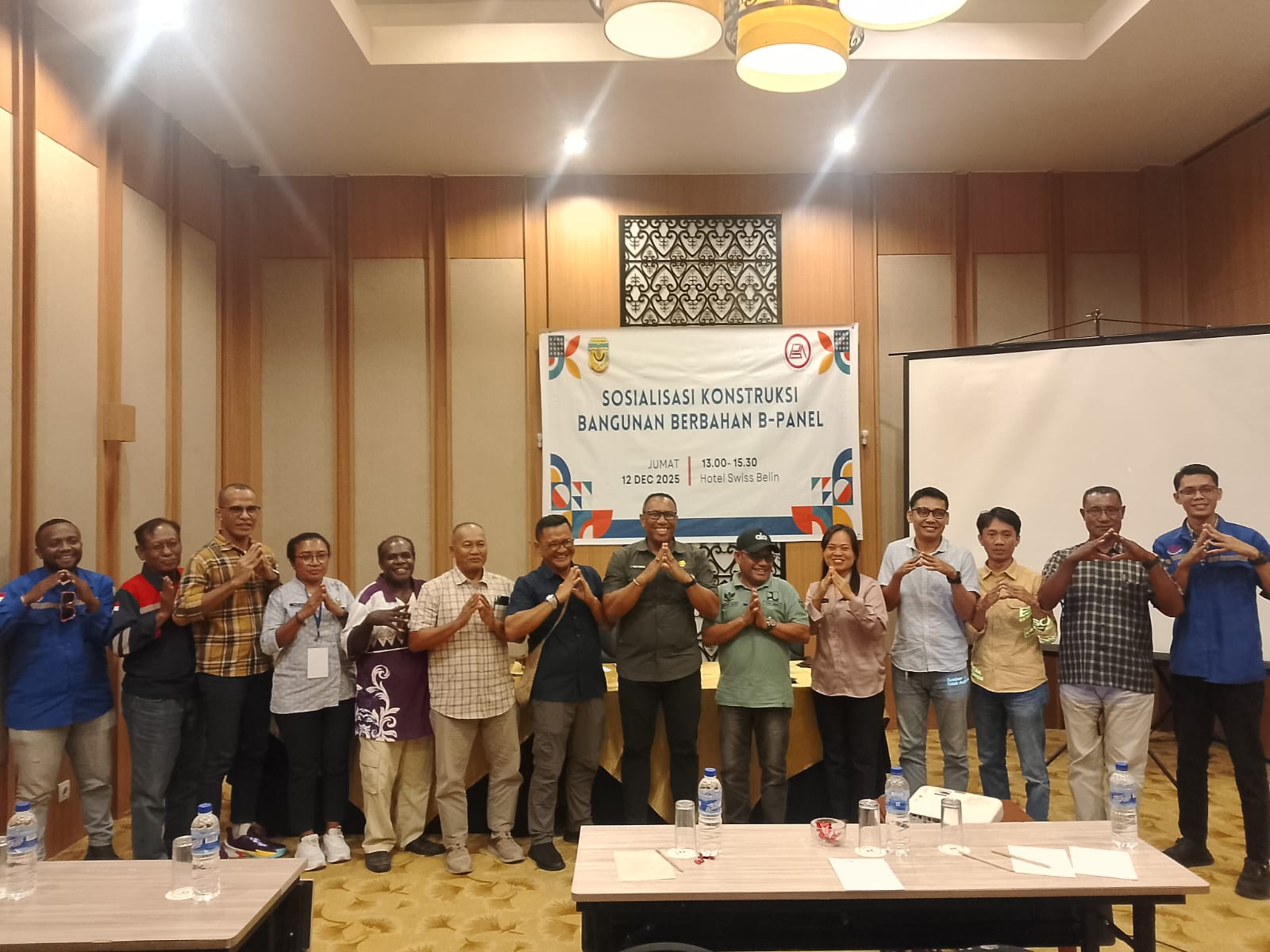 B-Panel Resmi Diperkenalkan di Mimika, Solusi Konstruksi Kuat, Cepat, dan Ramah Lingkungan