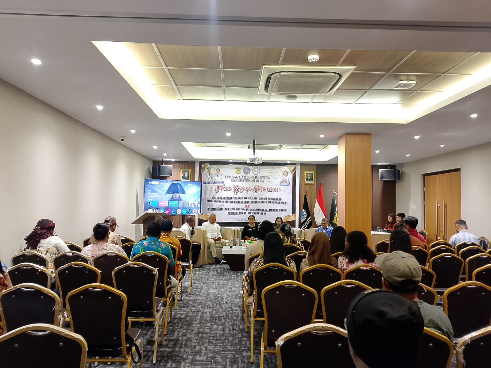 Ancaman Narkotika Mengkhawatirkan, LAN Mimika Konsolidasikan Kekuatan Lintas Sektor