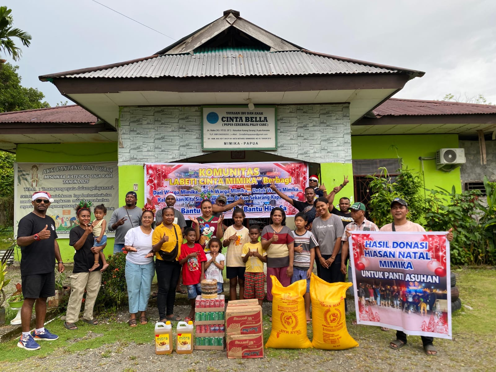 Berbagi Kasih Sambut Natal, Komunitas Labeti Sambangi Panti Asuhan