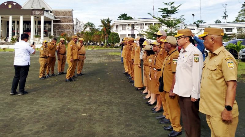 Pimpin Apel Perdana Usai Libur Nataru, Bupati Mimika Tekankan Pelayanan Kepada Masyarakat 
