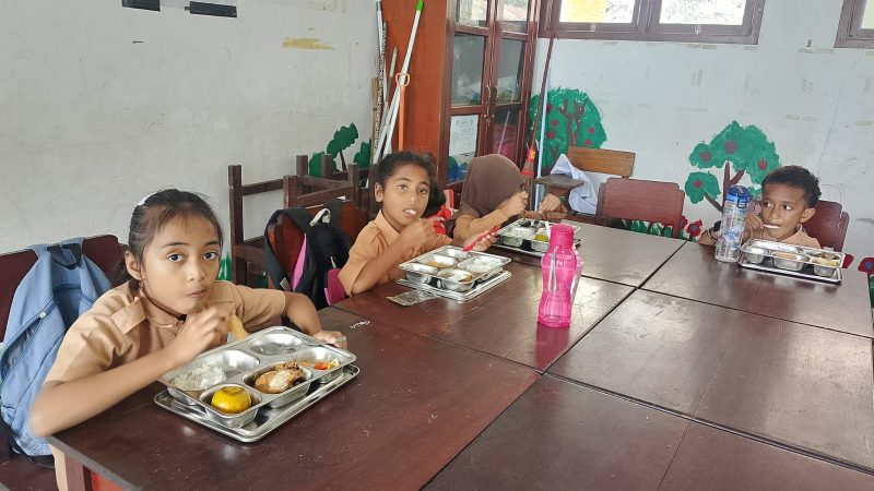 MBG di SD Inpres Timika IV Baru Akan Disalurkan pada Senin Depan