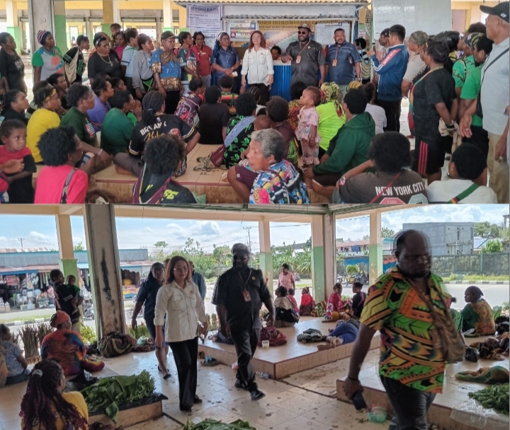 Komisi II DPRK Mimika Tinjau Pasar Sentral Timika, Soroti Penataan, Retribusi, dan Kebersihan