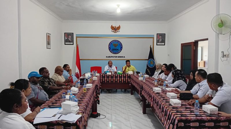Generasi Muda Jadi Harapan Daerah, Komisi I DPRK Mimika Temui BNN