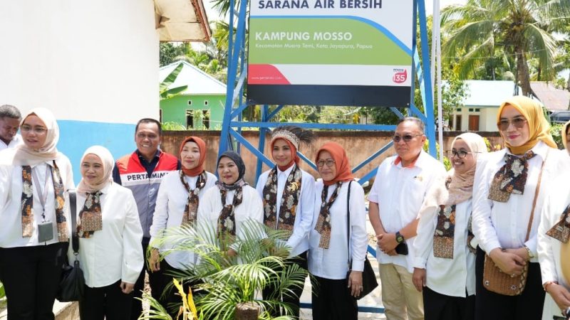 SERUNI KMP, Kementerian ESDM, dan Pertamina Patra Niaga Dorong Program Penyediaan Sarana Air Bersih Sampai ke Perbatasan Papua