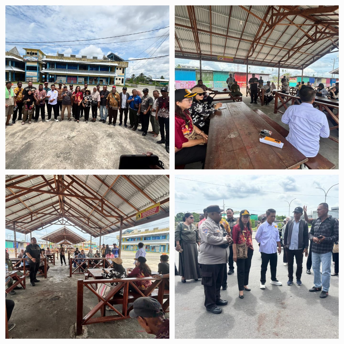 Tinjau Pasar Sentral Timika, Komisi II DPRK Mimika Tegaskan Hal Ini