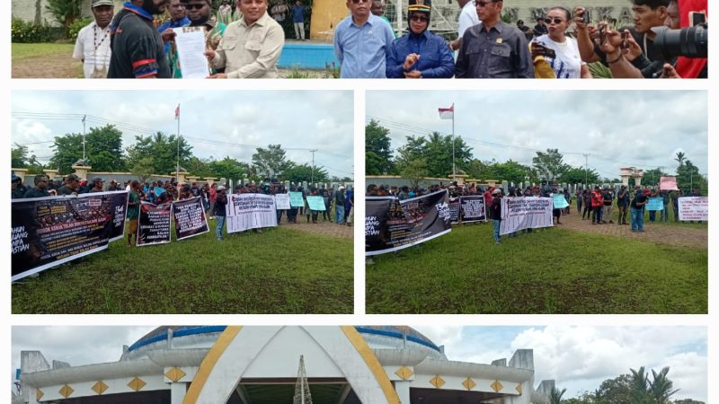 Sembilan Tahun Menanti Keadilan, Moker PTFI Datangi DPRK Mimika, Desak Pansus Segera Dibentuk, Ini Respons DPRK Mimika