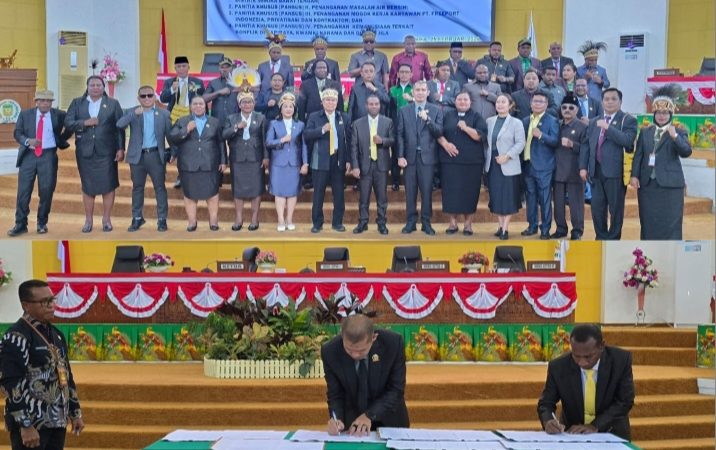 Tok! DPRK Mimika Tetapkan Empat Pansus, Ini Susunan Anggotanya