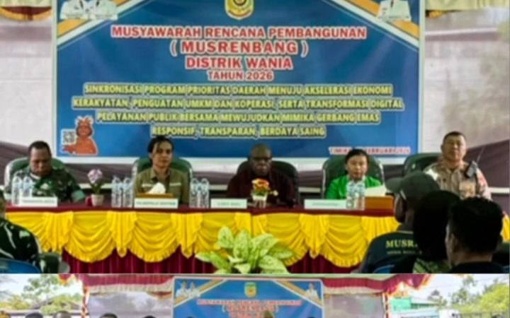 Wania Bergerak! Ratusan Usulan Mengemuka di Musrenbang Distrik 2026