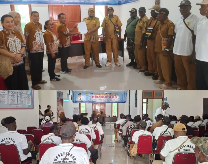 Dari Kampung ke Kota, Distrik Mimika Tengah Ajukan 105 Program di Musrenbang 2026