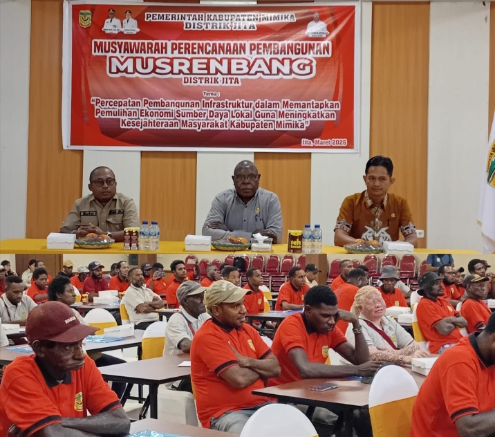 Dongkrak Pemerataan Pembangunan dari Kampung ke Kota, 10 Kampung di Distrik Jita Titipkan 129 Usulan Program