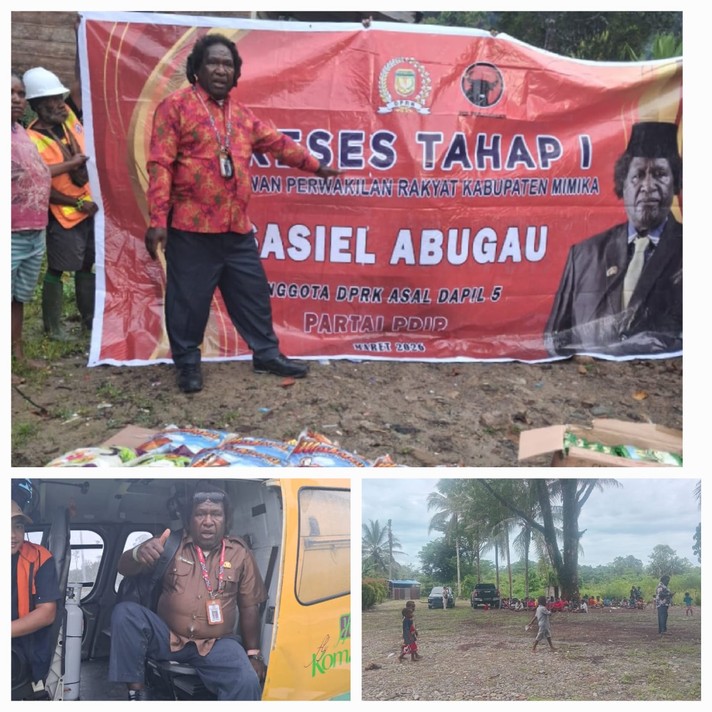 Reses di Tiga Kampung, Legislator PDI Perjuangan Sasiel Abugau Terima Ragam Aspirasi Warga Dapil V