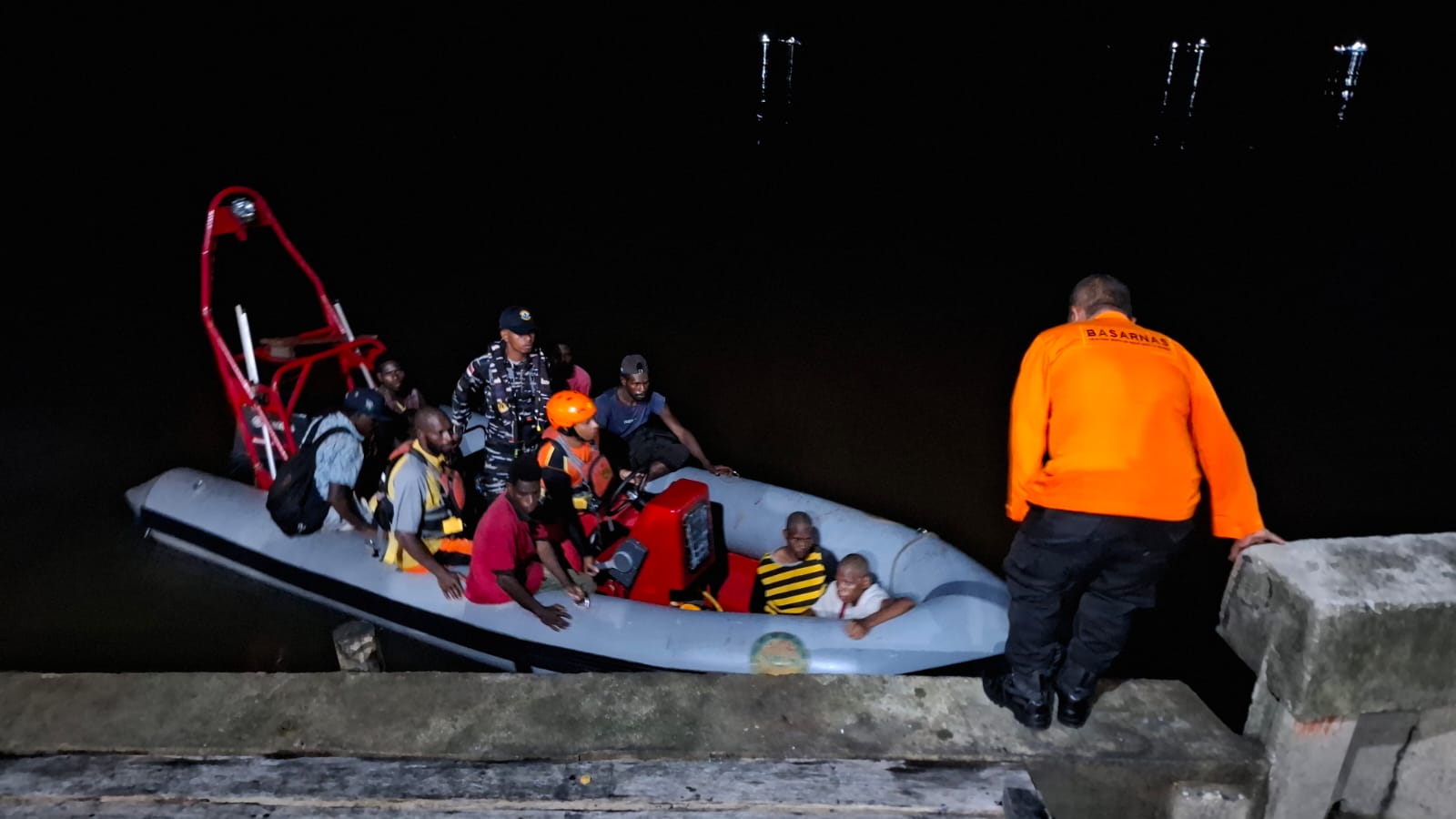 Kecelakaan Long Boat di Asmat, SAR Temukan Seluruh Korban dalam Keadaan Selamat
