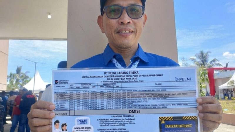 Arus Balik Lebaran, Pelni Timika Beberkan Tiket Diskon dan Jadwal Lengkap