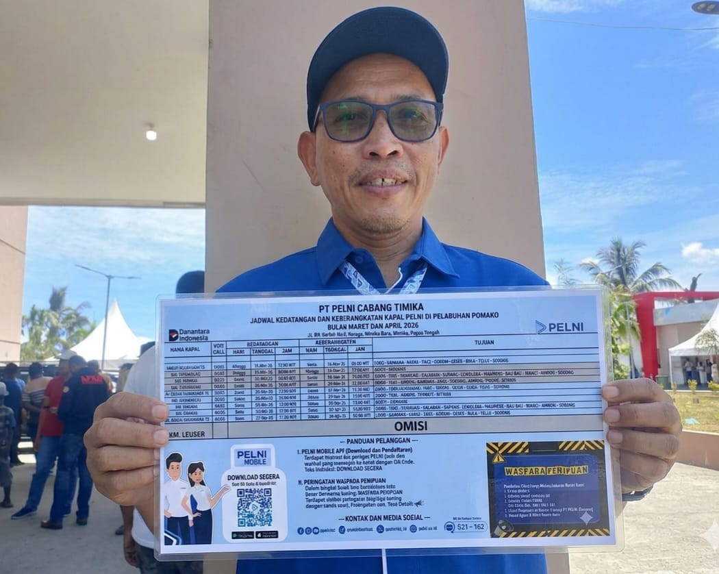 Arus Balik Lebaran, Pelni Timika Beberkan Tiket Diskon dan Jadwal Lengkap