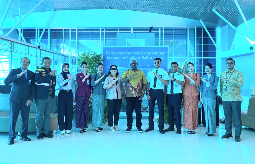 Garuda Indonesia Kembali Buka Rute Timika–Denpasar Empat Kali dalam Sepekan