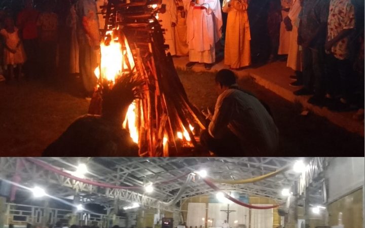 Malam Paskah di Kokonao, Umat Diajak Bangkit dari Kegelapan Menuju Terang