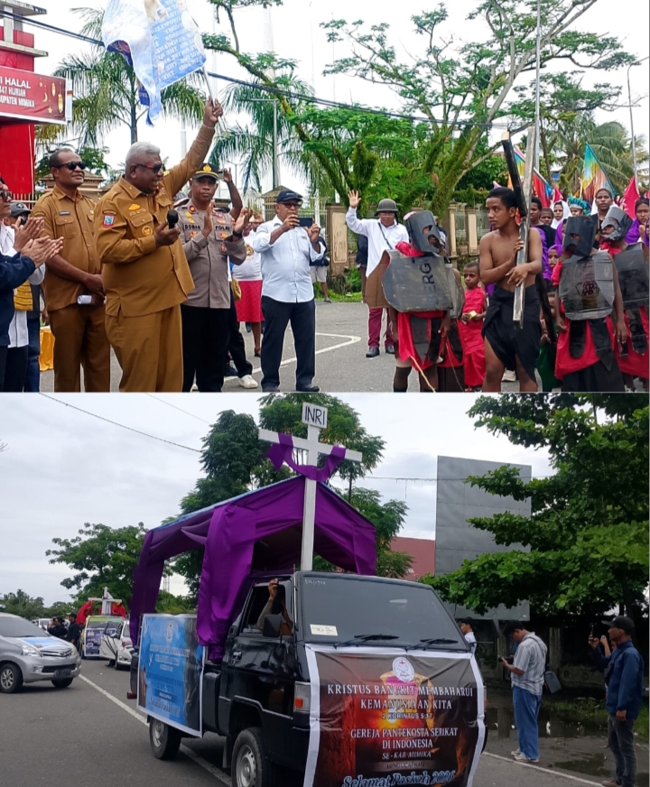 Lepas Parade Paskah Oikumene, Johannes Rettob: Paskah Jadi Refleksi Iman dan Persatuan
